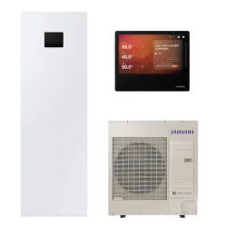 Pompa ciepła 200L Samsung EHS Split R32 AI home ClimateHub 9,0 kW 3-fazowa