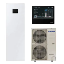 Pompa ciepła monoblok 200L Samsung EHS Mono R32 AI home ClimateHub 16 kW
