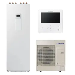 Pompa ciepła 260L Samsung EHS Split R32 ClimateHub 9,0 kW 3-fazowa