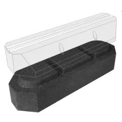 Podwyższenie podstawy przypodłogowej 600 mm Black Panda